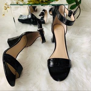 Marc Fisher Black Sandals, size 7 1/2 M